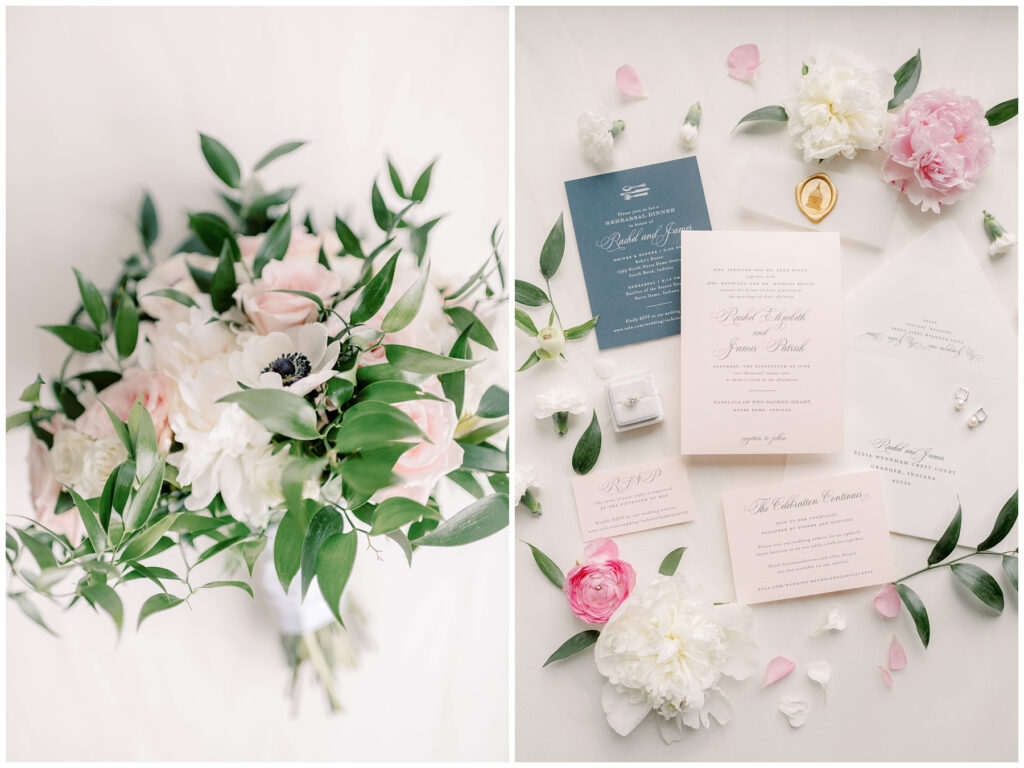 Local Roots Florist Wedding Banter and Charm Invitations