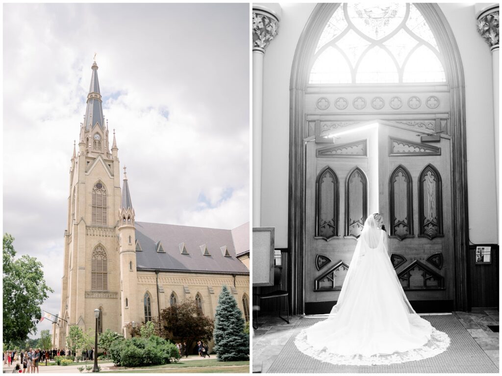 Black Tie Wedding at Notre Dame, Basilica of the Sacred Heart