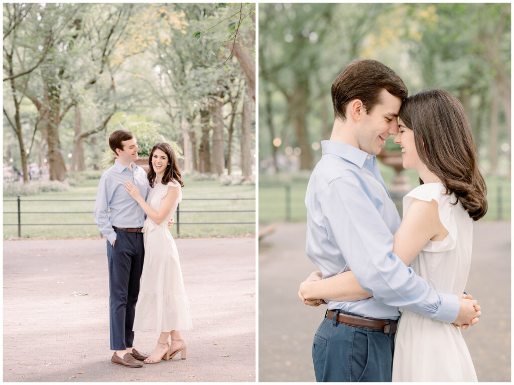 Central Park Mall Engagement Photos