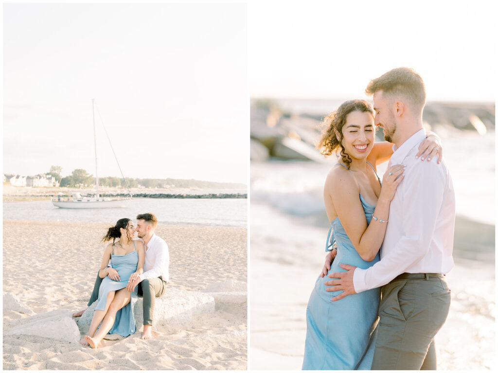 Engagement Photos at New Buffalo Beach