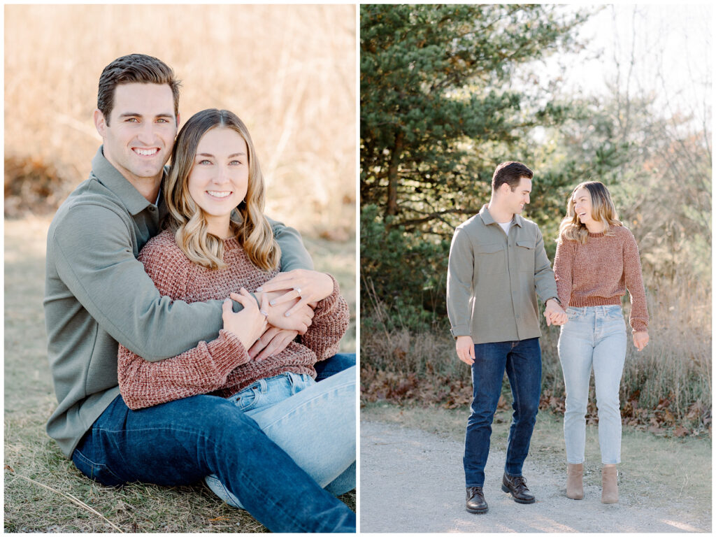 south bend indiana engagement session 