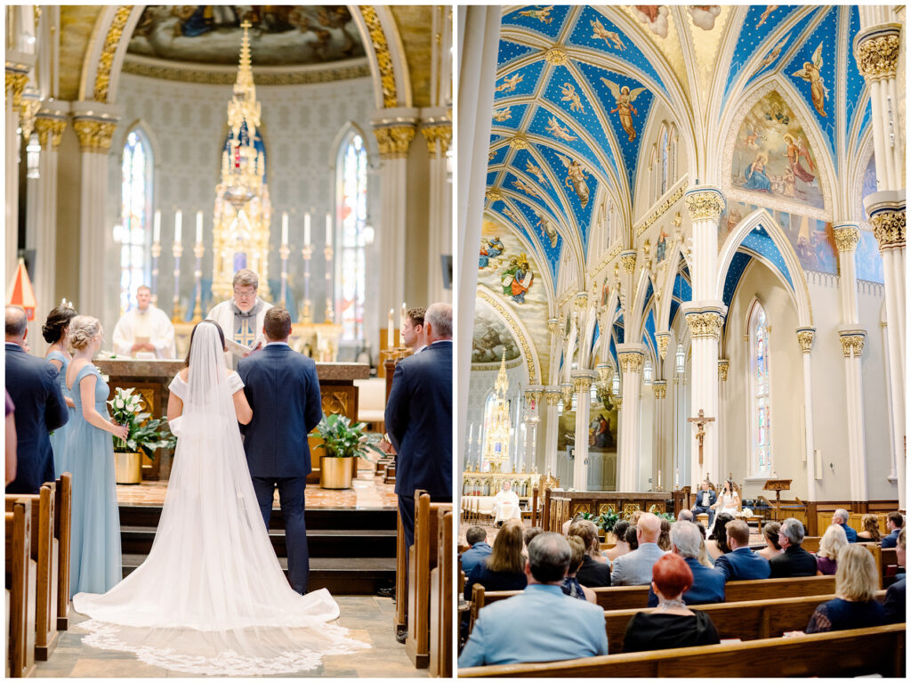 Wedding ceremony at The Basilica Notre Dame