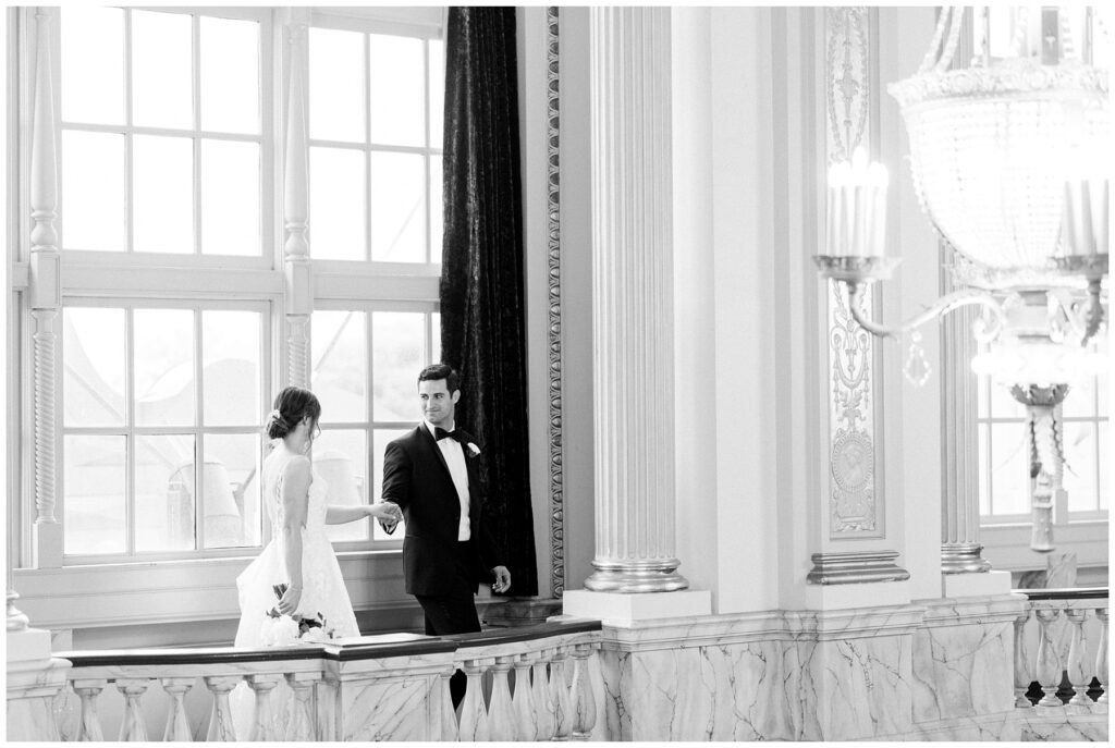 Palais Royale South Bend Wedding, Black Tie Wedding South Bend