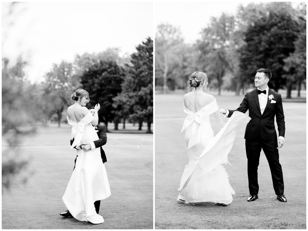 spring wedding at morris park country club south bend in
